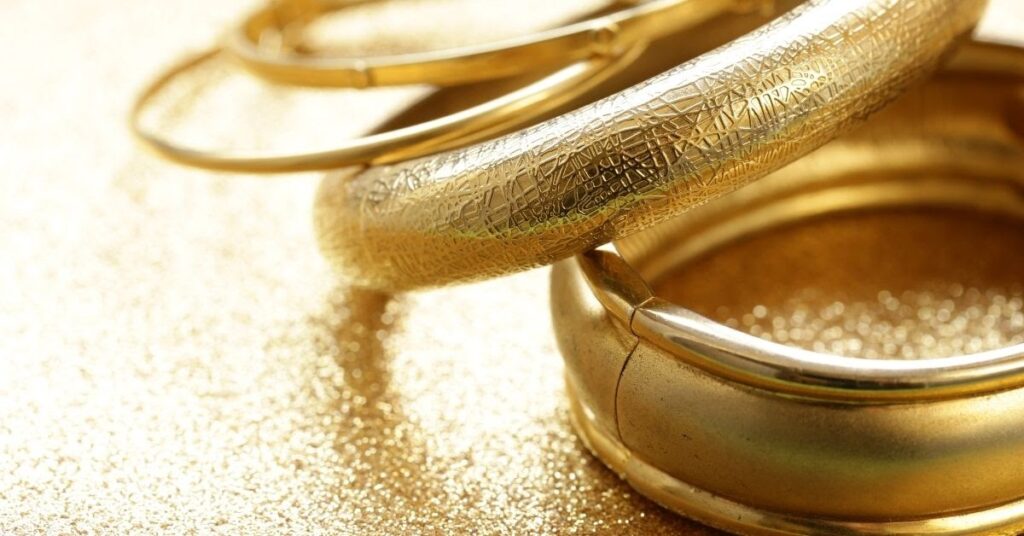 Gold-filled bracelets, bangles and rings